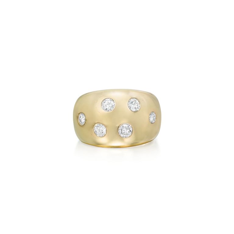 18k Yellow Gold Diamond Ring