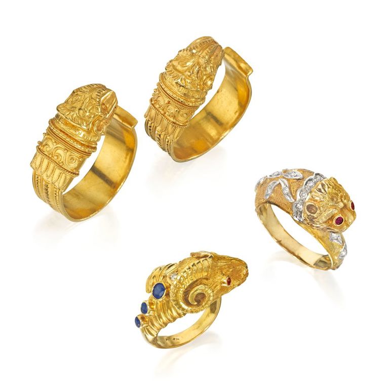 Group of Gold Jewelry