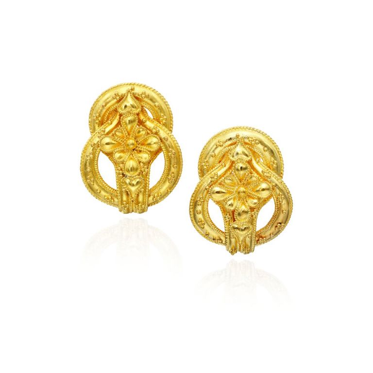 18k Yellow Gold Earrings