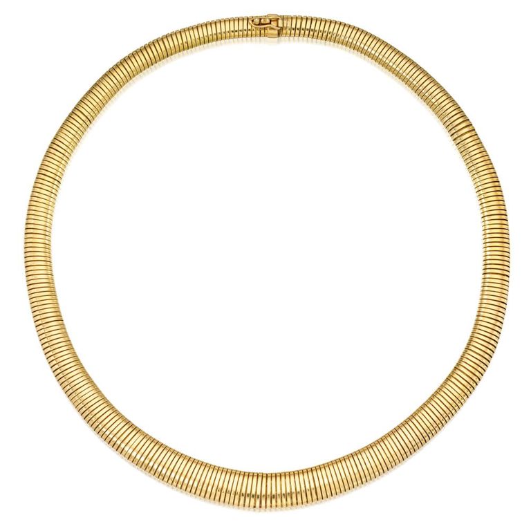 14k Yellow Gold Tubogas Necklace