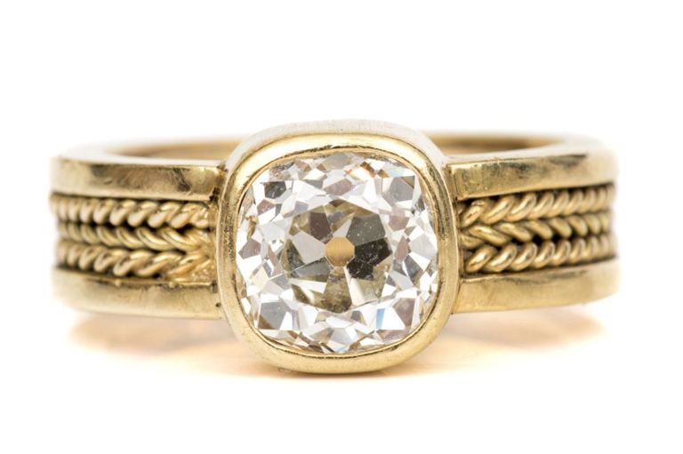 18k Gold Diamond Ring