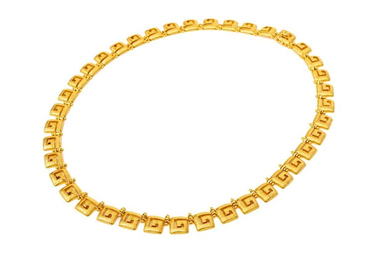 18k Gold Link Necklace