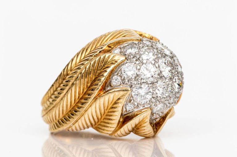 18k Gold Diamond Ring