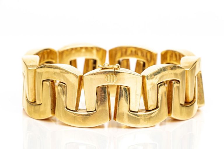 18k Gold Link Bracelet