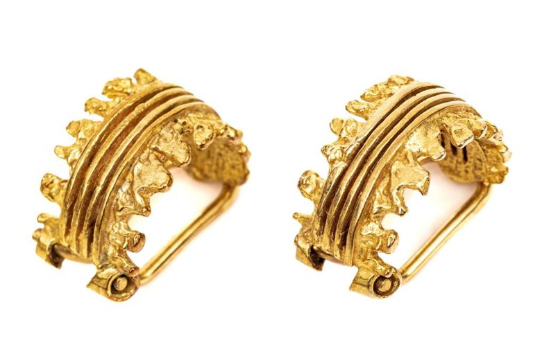 9k Gold Hoop Earrings