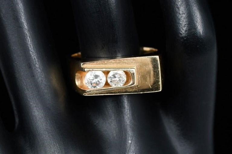 14k Yellow Gold Diamond Ring