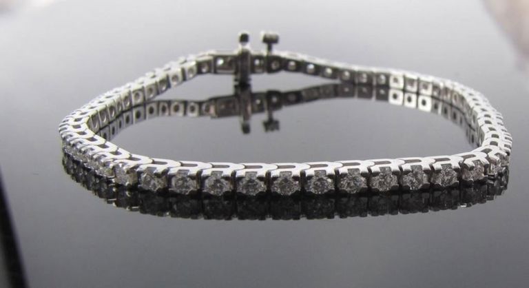 14k Gold Diamond Bracelet
