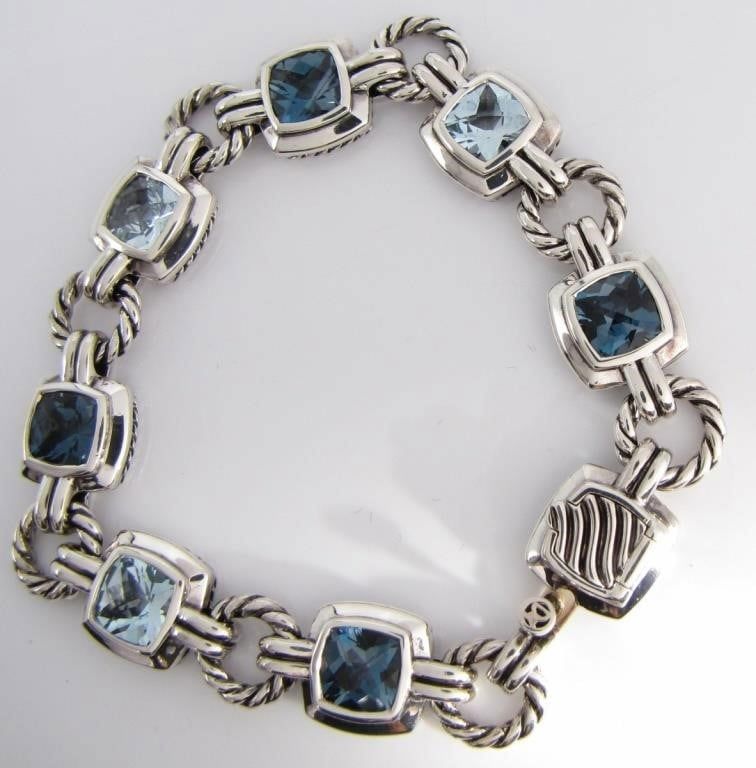 Silver Topaz Bracelet