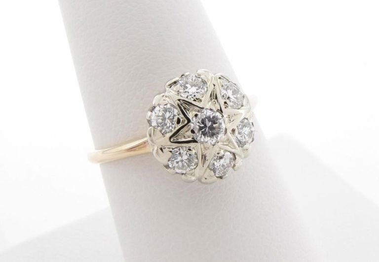 14k Gold Diamond Ring