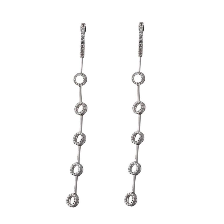 14k Gold Diamond Earrings