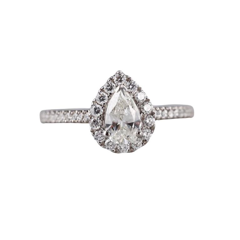 14k Gold Engagement Diamond Ring