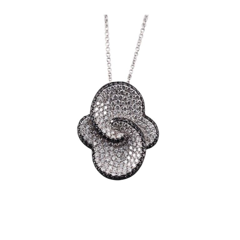 18k Gold Diamond Pendant Necklace