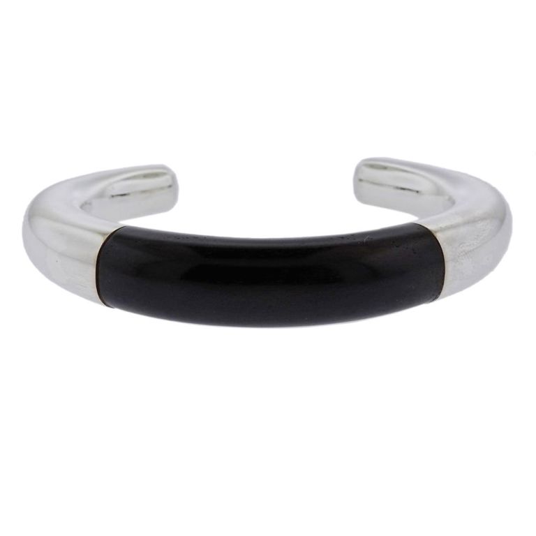 Sterling Silver Ebony Bracelet