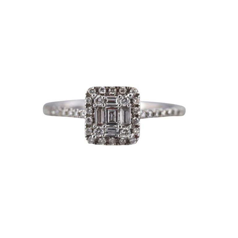 9k Gold Diamond Ring