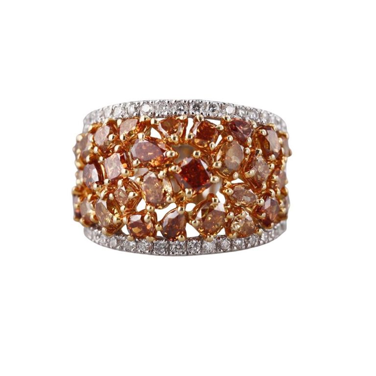 14k Gold Diamond Band Ring
