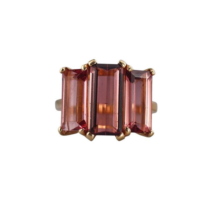 18k Gold Tourmaline Ring