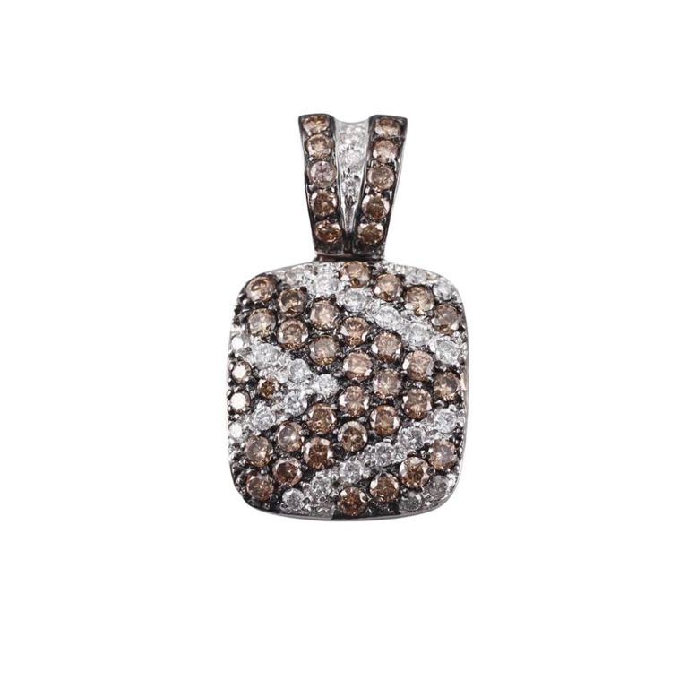 18k White Gold Diamond Pendant