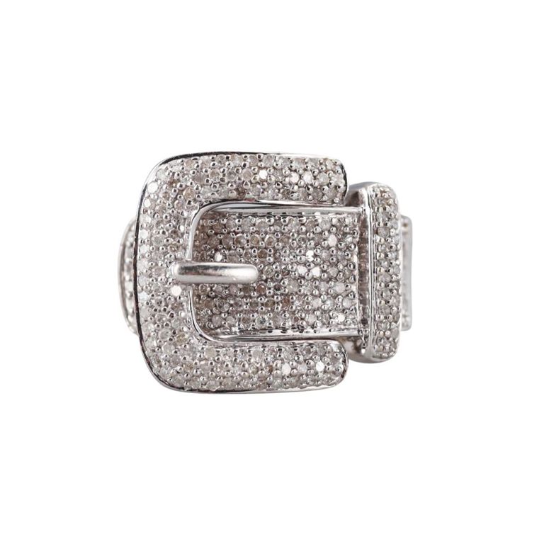 14k White Gold Diamond Ring