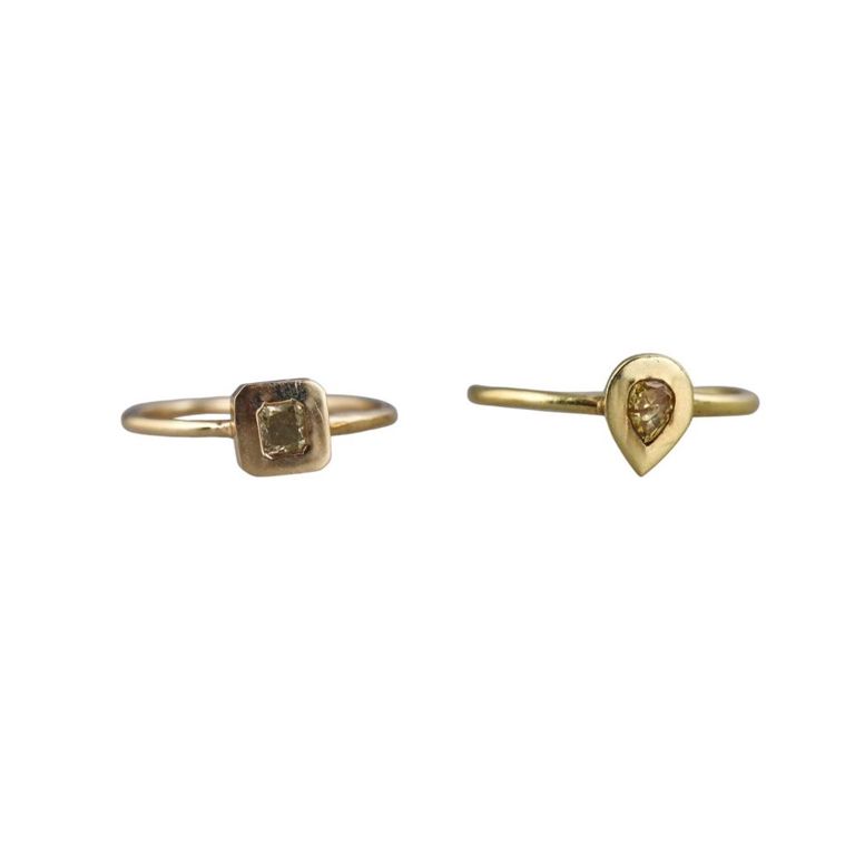 14k Gold Diamond Rings