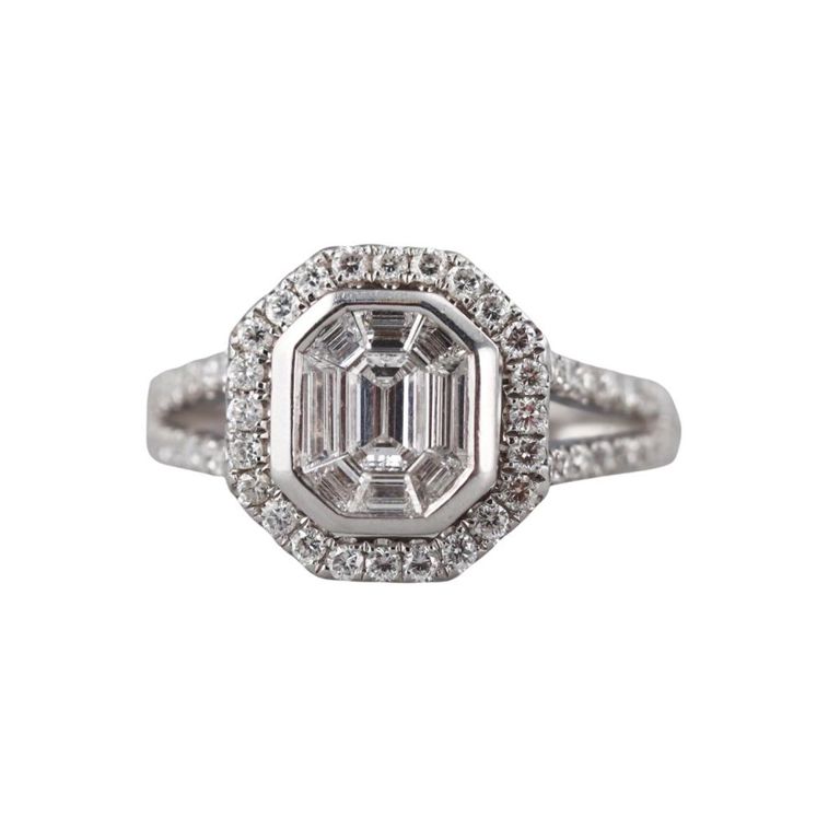14k Gold Diamond Engagement Ring
