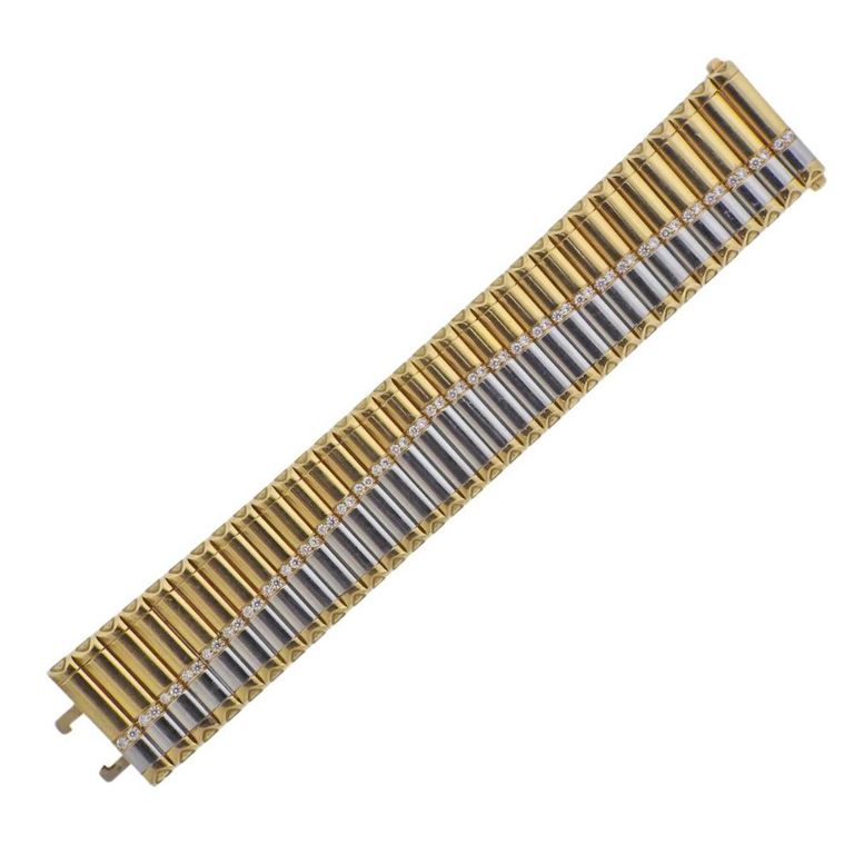 Platinum Gold Diamond Bracelet