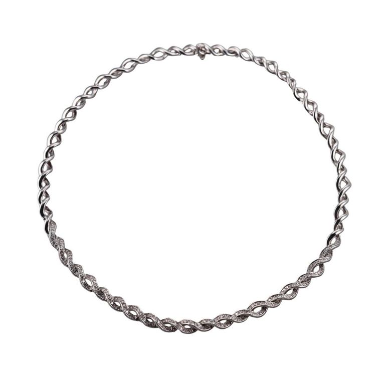 14k Gold Diamond Necklace