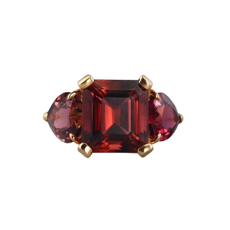 18k Gold Tourmaline Ring