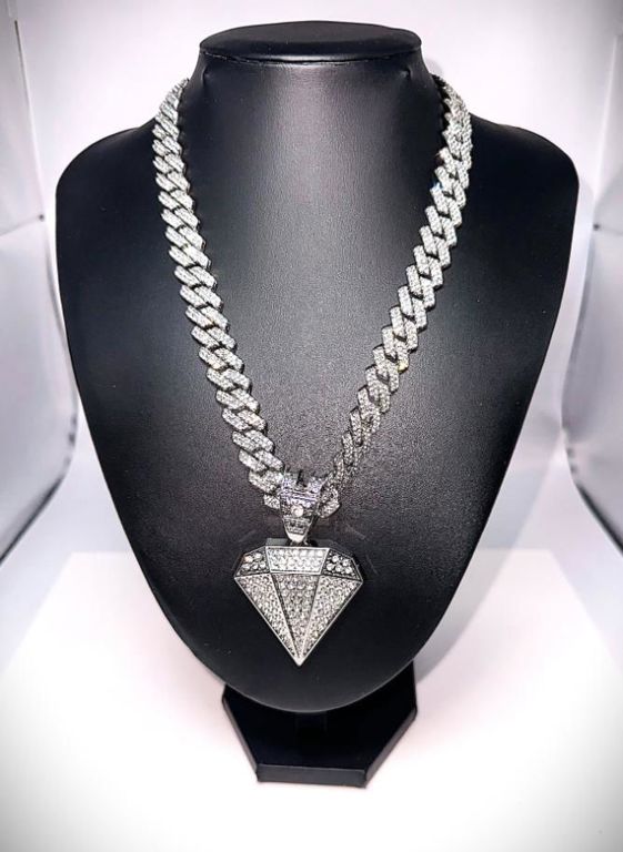 Simulated Diamond Necklace