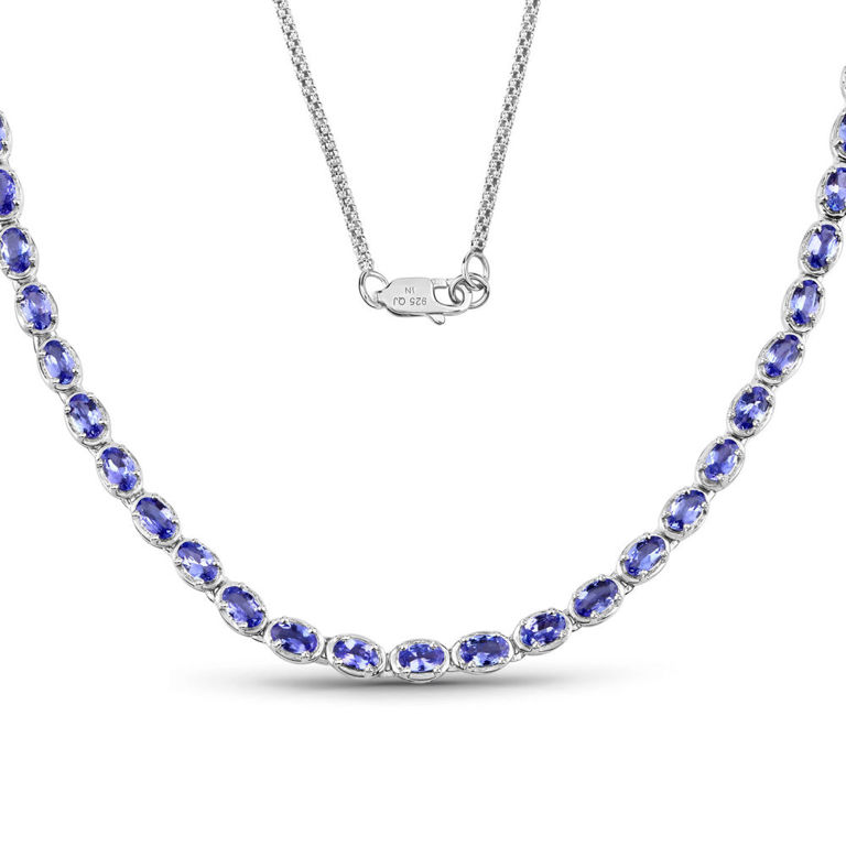 Sterling Silver Tanzanite Necklace