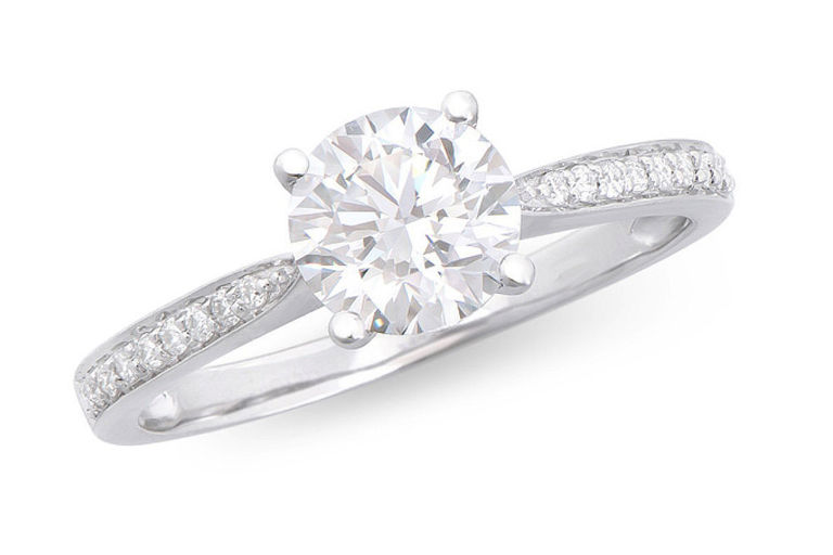 14k Gold Diamond Ring