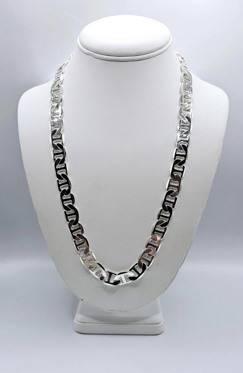 Sterling Silver Mariner Chain Necklace