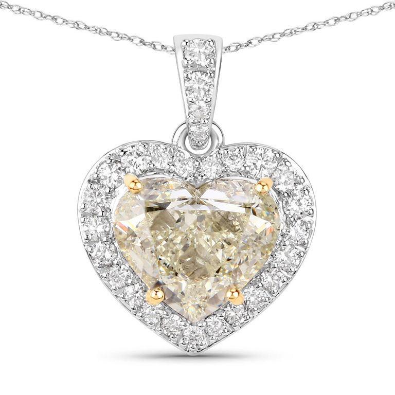 18k Gold Diamond Pendant