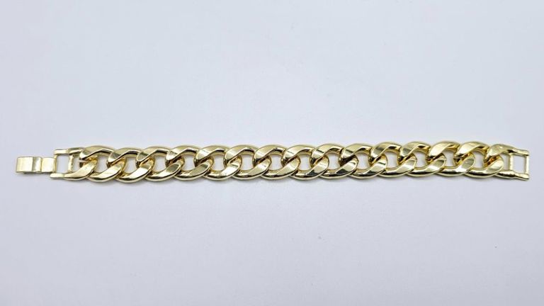 Gold Plated Curb Link Bracelet