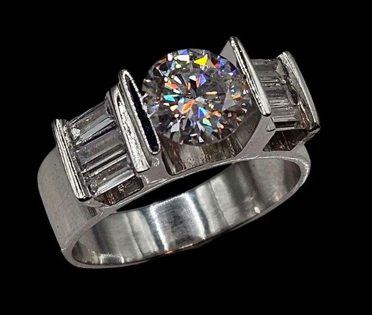 Moissanite Ring