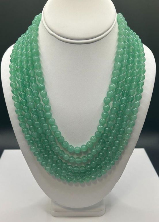 Multi-Strand Aquamarine Necklace