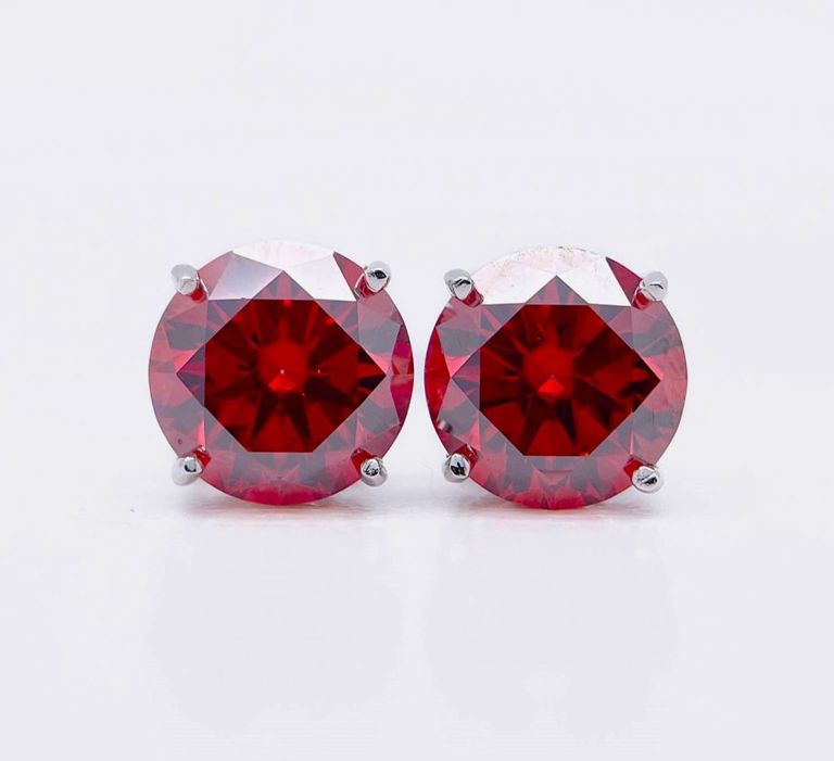 925 Sterling Silver Moissanite Earrings