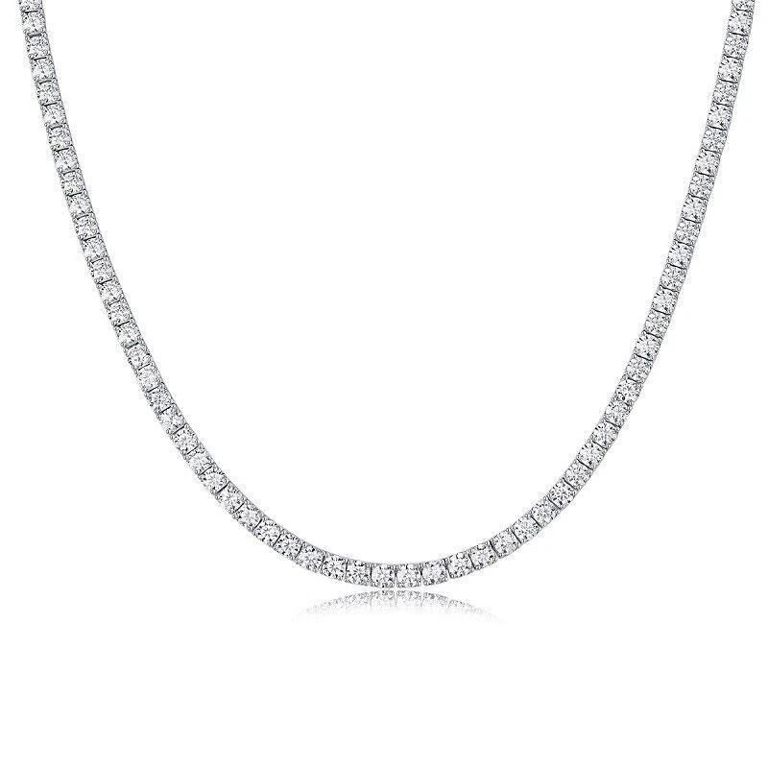 Sterling Silver Moissanite Necklace