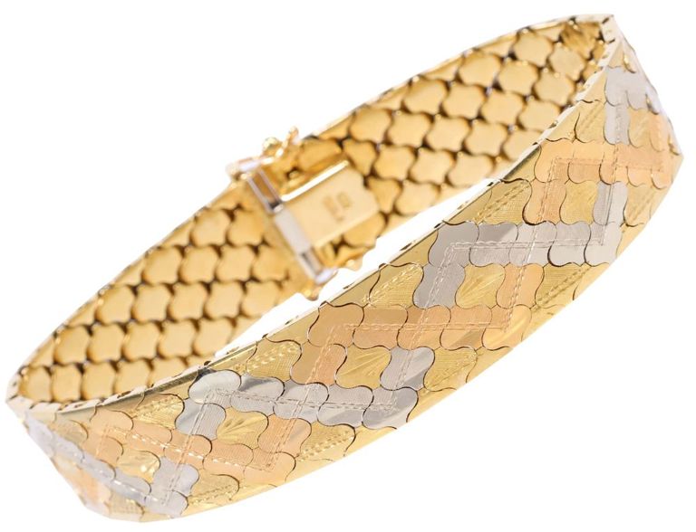 18k Gold Link Bracelet