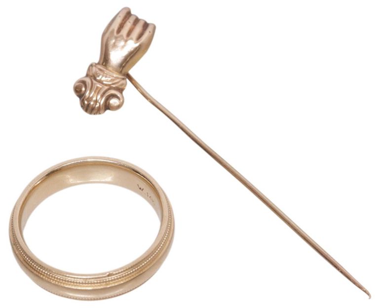 Set of 2 Gold Jewelry Set