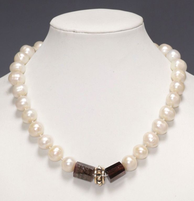Pearl and Amethyst Necklace