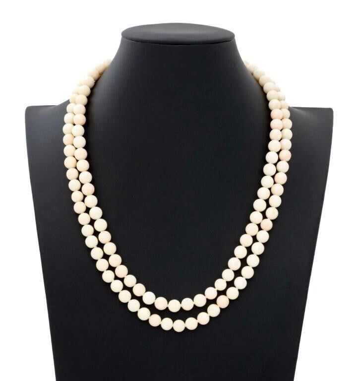 Coral Bead Necklace