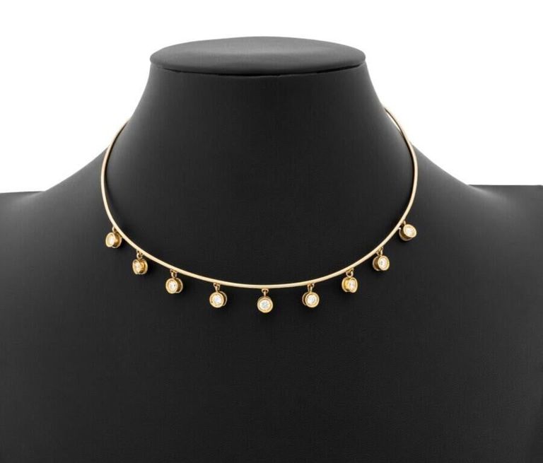 18k Gold Diamond Necklace