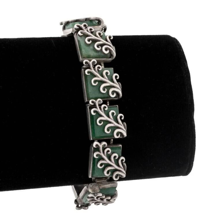 970 Silver Aventurine Bracelet