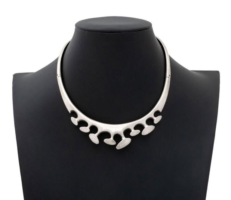 Sterling Silver Collar Necklace