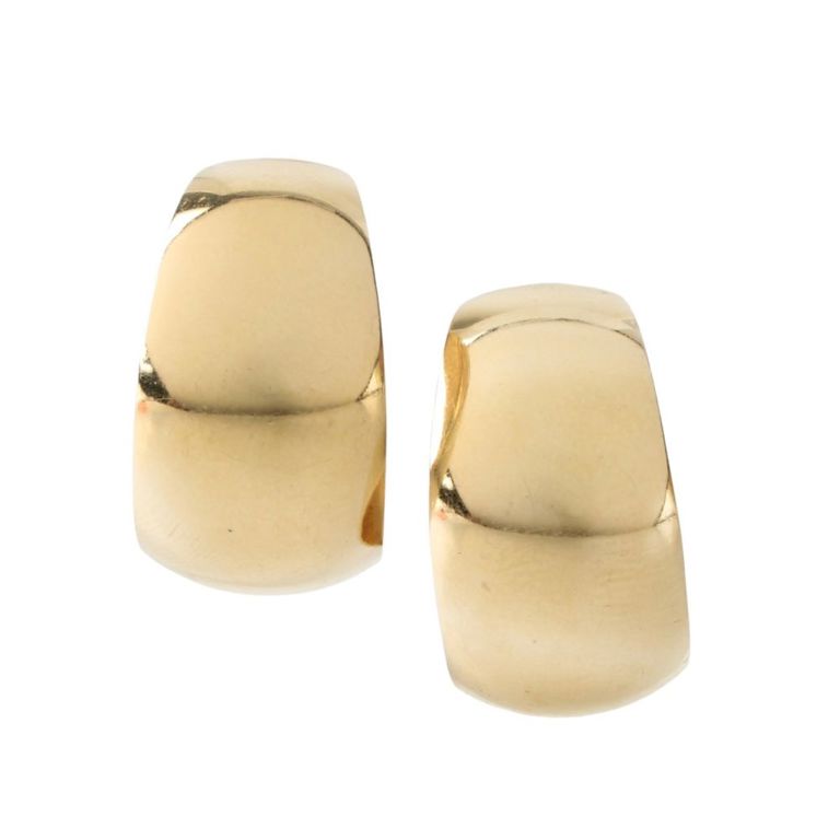 14k Yellow Gold Hoop Earrings