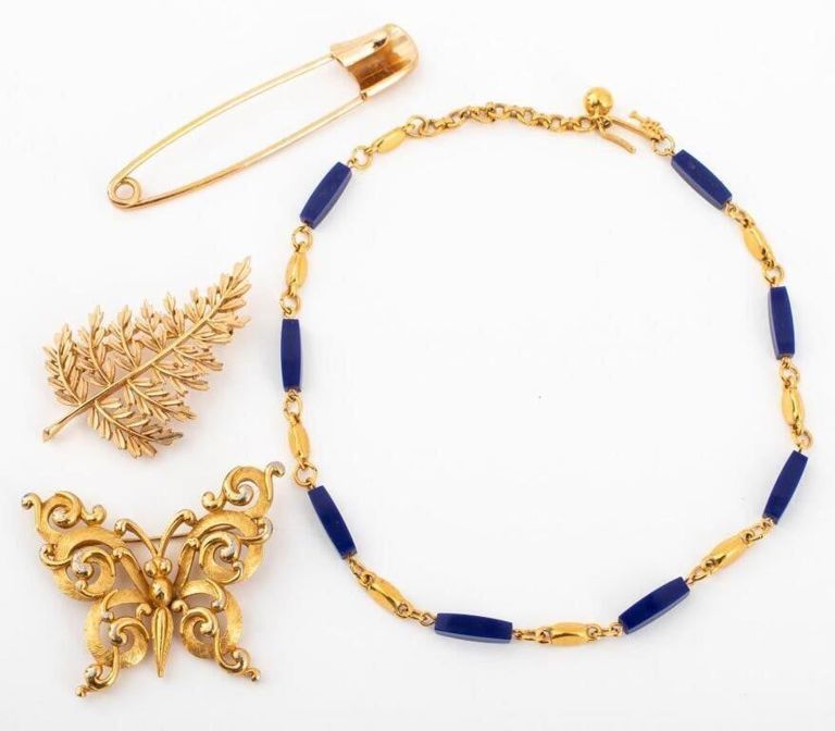 Set of 4 Lapis Lazuli Jewelry