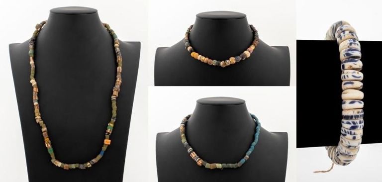 Set of 4 Glass Bead Jewelry