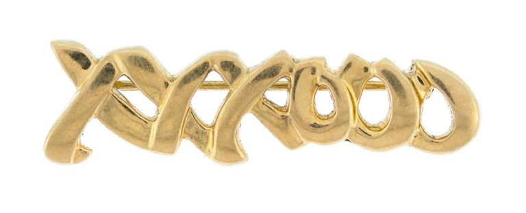 18k Gold Brooch