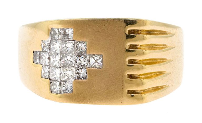 14k Gold Diamond Ring