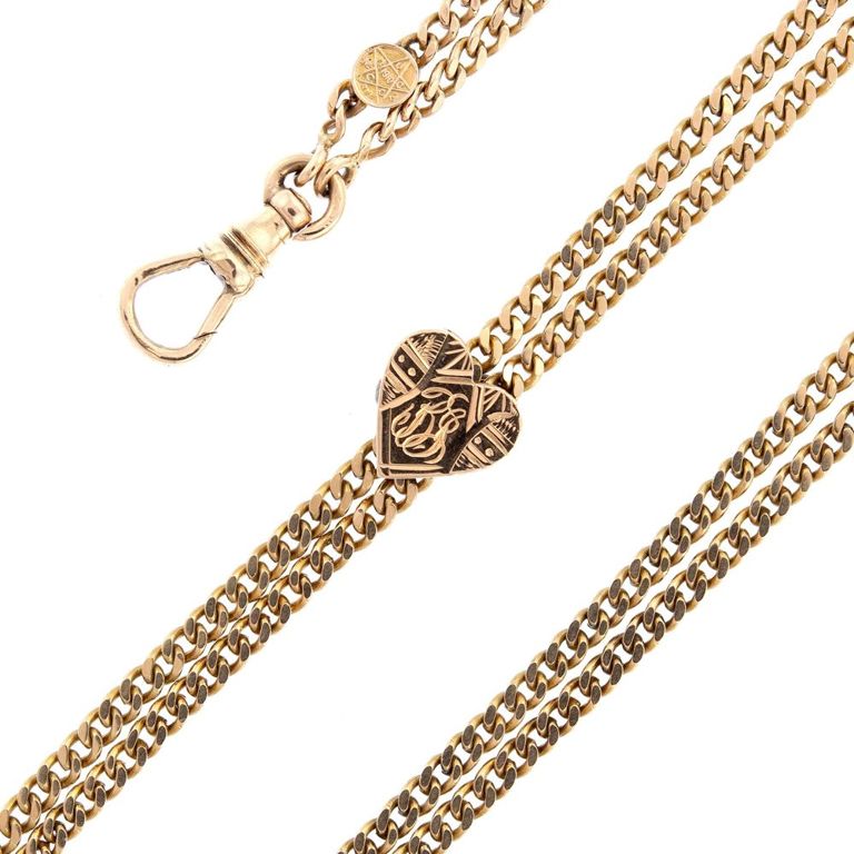 14k Gold Slide Chain Necklace